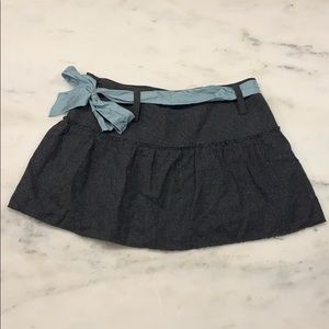 Vintage 90s American Eagle mini skirt with ribbon tie